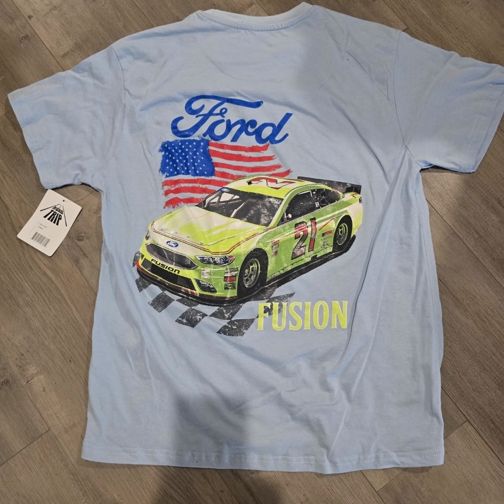 Ford Fusion Light Blue Racing Tee